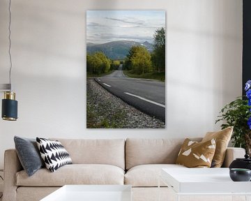 Abandoned road in to the mountains Norway by Welmoed Bulthuis-Rondaan