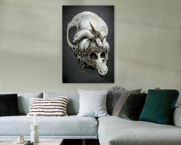 Memento mori  - Mysterious Animal Goth Skull Relict 15 von Max Steinwald