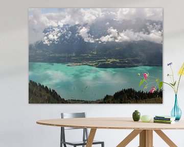 Groene bergen en blauwe meren in Switzerland van Yara Terpsma