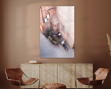 Vendeur de rue à Marrakech sur Ingrid Koedood Fotografie