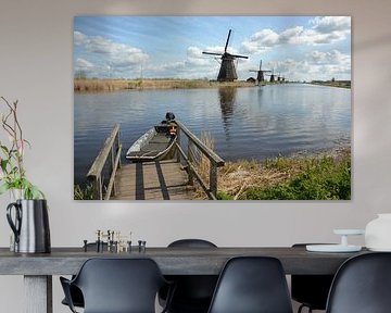 Amarrage à Kinderdijk.