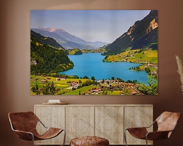 Viewpoint Chälrütirank towards Lungern by Henk Meijer Photography