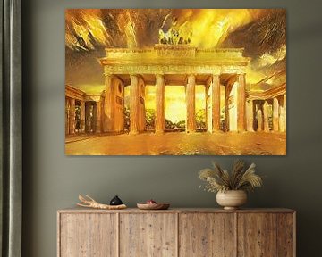 Brandenburger Tor Art goud stijl van Christian Lauer
