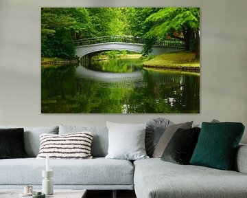 Bridge in the park by Michel van Kooten