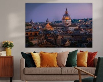 View over Rome, Italy by Wilco Bos