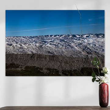 Möränenwall for Gletscherfront