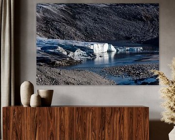 Glacial stream on Greenland by Kai Müller