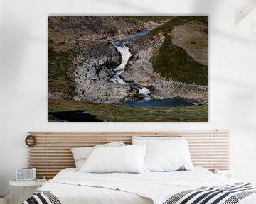 Wasserfall am Gletscher von Kai Müller