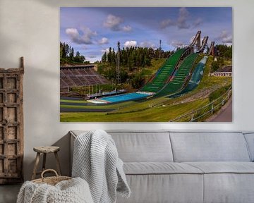 Ski Jumps in Finland in Summer