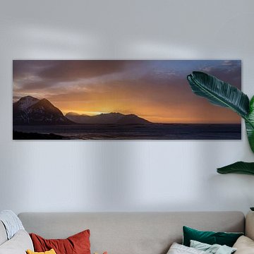 Sonnenuntergang auf den Lofoten