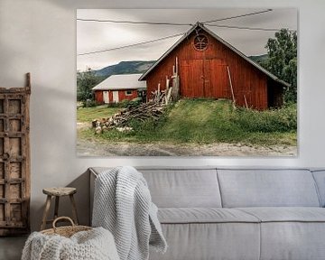 Boerderij huis in Noorwegen van Sander Spreeuwenberg
