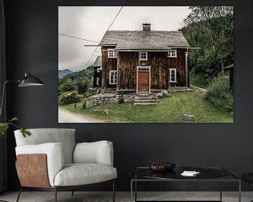 Pittoresk huis in Noorwegen van Sander Spreeuwenberg