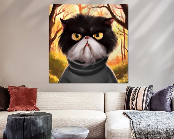 Example of the artwork in a room