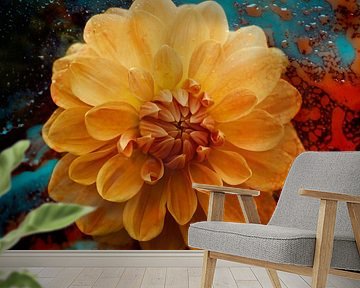 Dahlia artwork by Saskia Schotanus