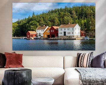 Kleurrijke Noorse zuidkust