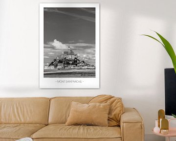 Reiseplakat Mont Saint-Michel, Frankreich von Martijn Joosse