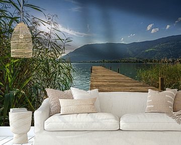 jetty on lake Ossiach by Friedhelm Peters