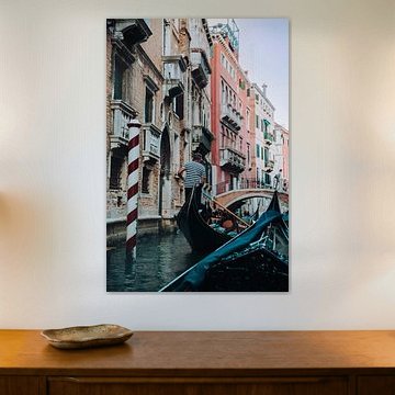 Met de gondel door Venetie