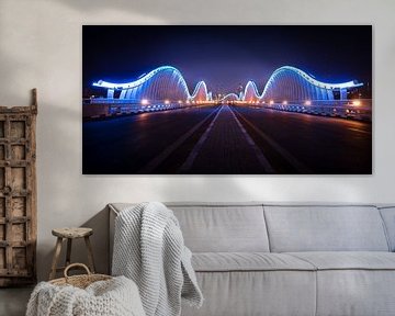 Pont de Dubaï en phillips éclairage couleur à led sur Rudolfo Dalamicio