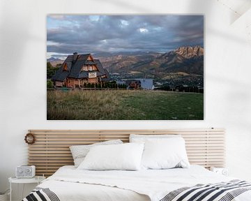 Chalet dans les montagnes. sur Jesper Drenth Fotografie