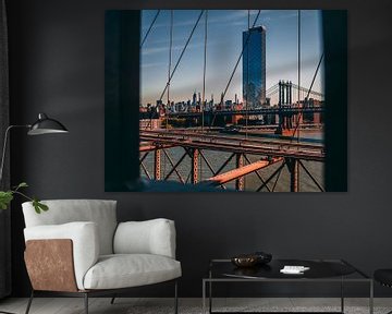 Upper Manhattan from the Brooklyn Bridge | NYC by Kwis Design