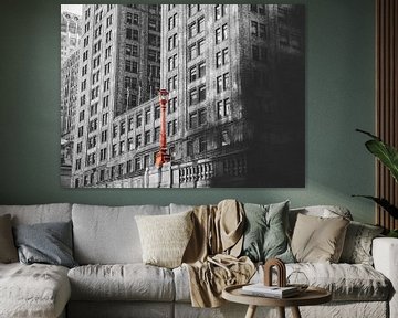 Lantaarn met Zwart-Wit Effect | NYC van Kwis Design