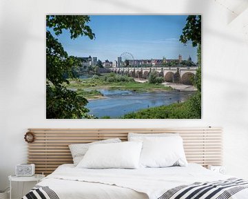 Pont Wilson in Tours, France by Renso de Wind