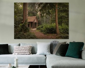 Le chalet dans la forêt de conte de fées