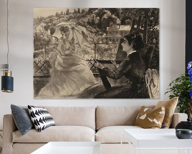 Example of the artwork in a room