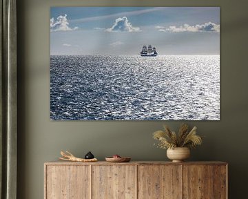 Segelschiff auf der Nordsee von Fotomakerij
