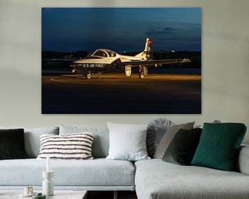 Opleidingsvliegtuig Cessna T-37B Tweety Bird van USAF. van Jaap van den Berg