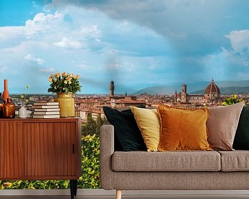 Skyline of Florence from Piazzale Michelangelo by Kwis Design