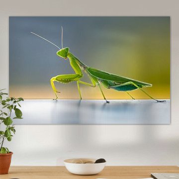 Mantis posant