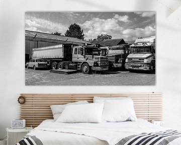Trucks in monochrome van Timo Bergenhenegouwen