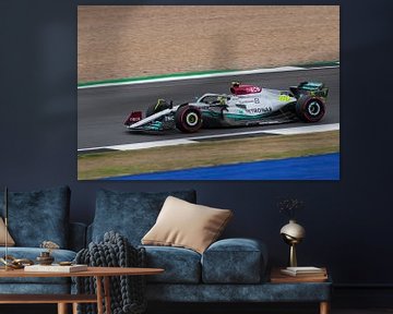 Lewis Hamilton Silverstone 2022 van Joyce Gijsbers
