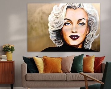 Mysterie Marilyn, Monroe Portret van Carolina Alonso