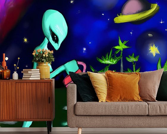 Example of the artwork in a room