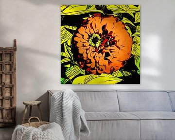 BLOEMEN MAGIE, motief 20 van zam art