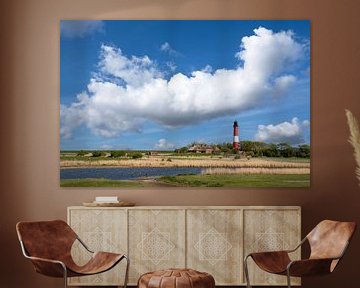 Vuurtoren, Pellworm, Noord-Friesland, Duitsland van Alexander Ludwig