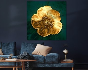 Gouden bloem van True Nature Art