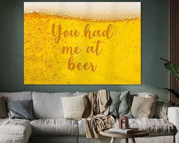 You had me at beer van Creative texts