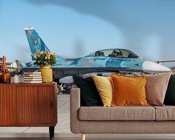 NSAWC Agressor Squad F-16B Fighting Falcon. von Jaap van den Berg