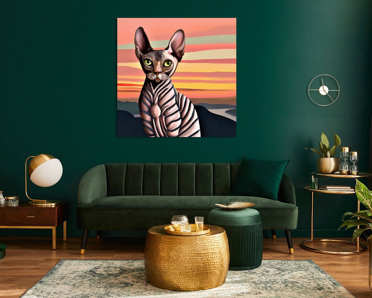 Example of the artwork in a room