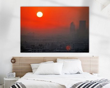 Sonnenaufgang in Bangkok von Wilna Thomas