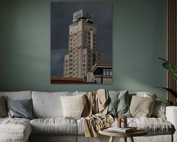 Turm im Gewittersturm von J De Leeuw