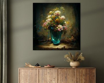 Ozean der Blumen von Sven van der Wal