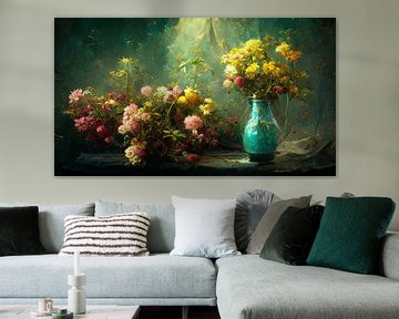 Ocean of Flowers van Sven van der Wal