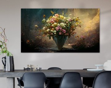 Ocean of Flowers van Sven van der Wal