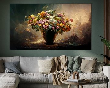 Ocean of Flowers van Sven van der Wal