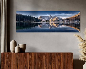 Lake Misurina in the Dolomites near the Three Peaks. by Voss Fine Art Fotografie